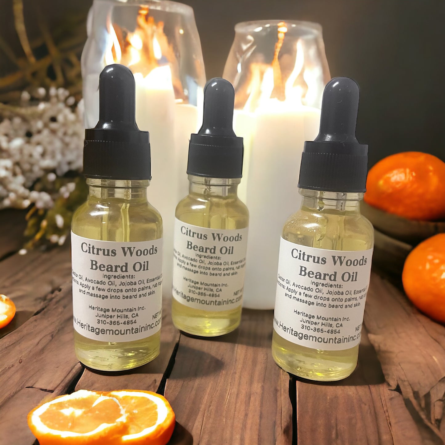 “Citrus Woods” Beard oil